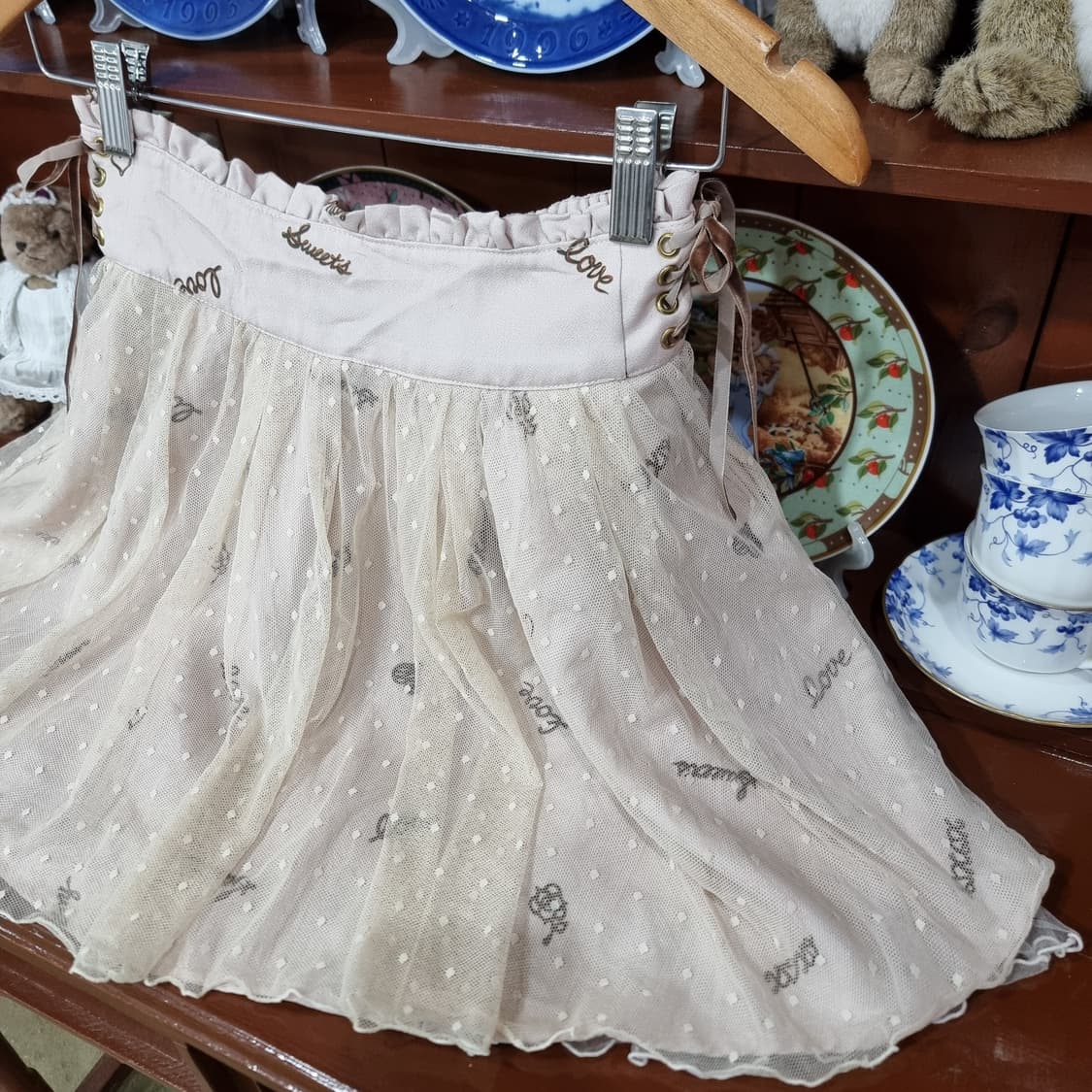 Liz Lisa 리즈리사 레터링 튤 스커트 상품이미지2