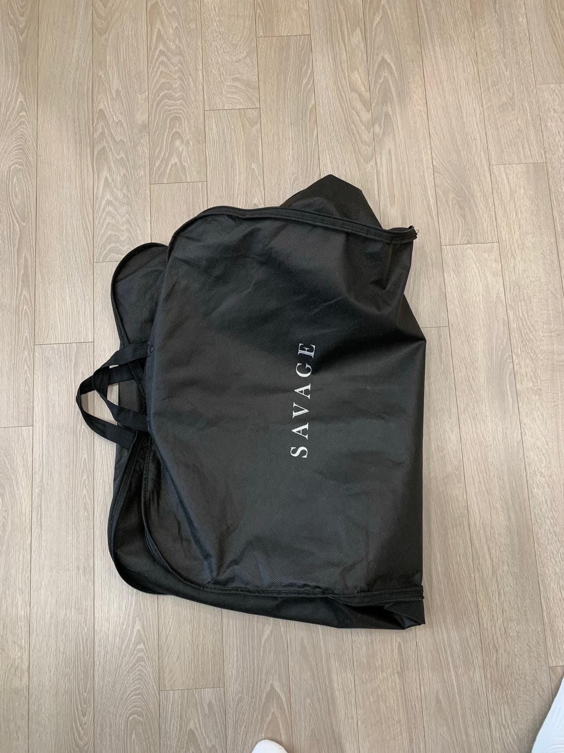 SAVAGE 블랙 더블 롱 코트 L 상품이미지10