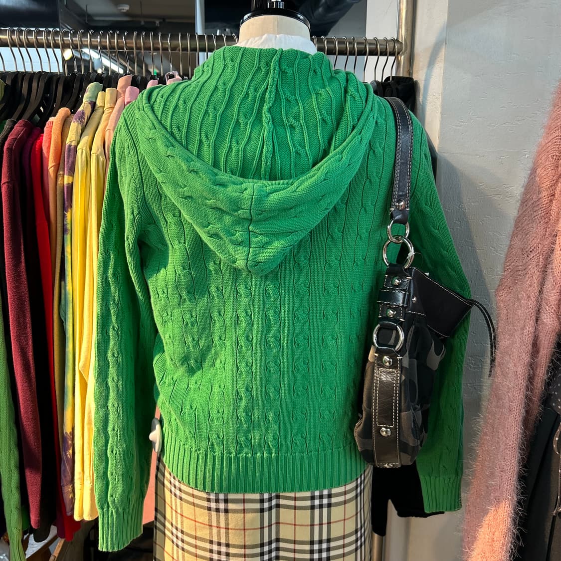 Polo Cable Knit Zip-Up Hoodie 상품이미지6