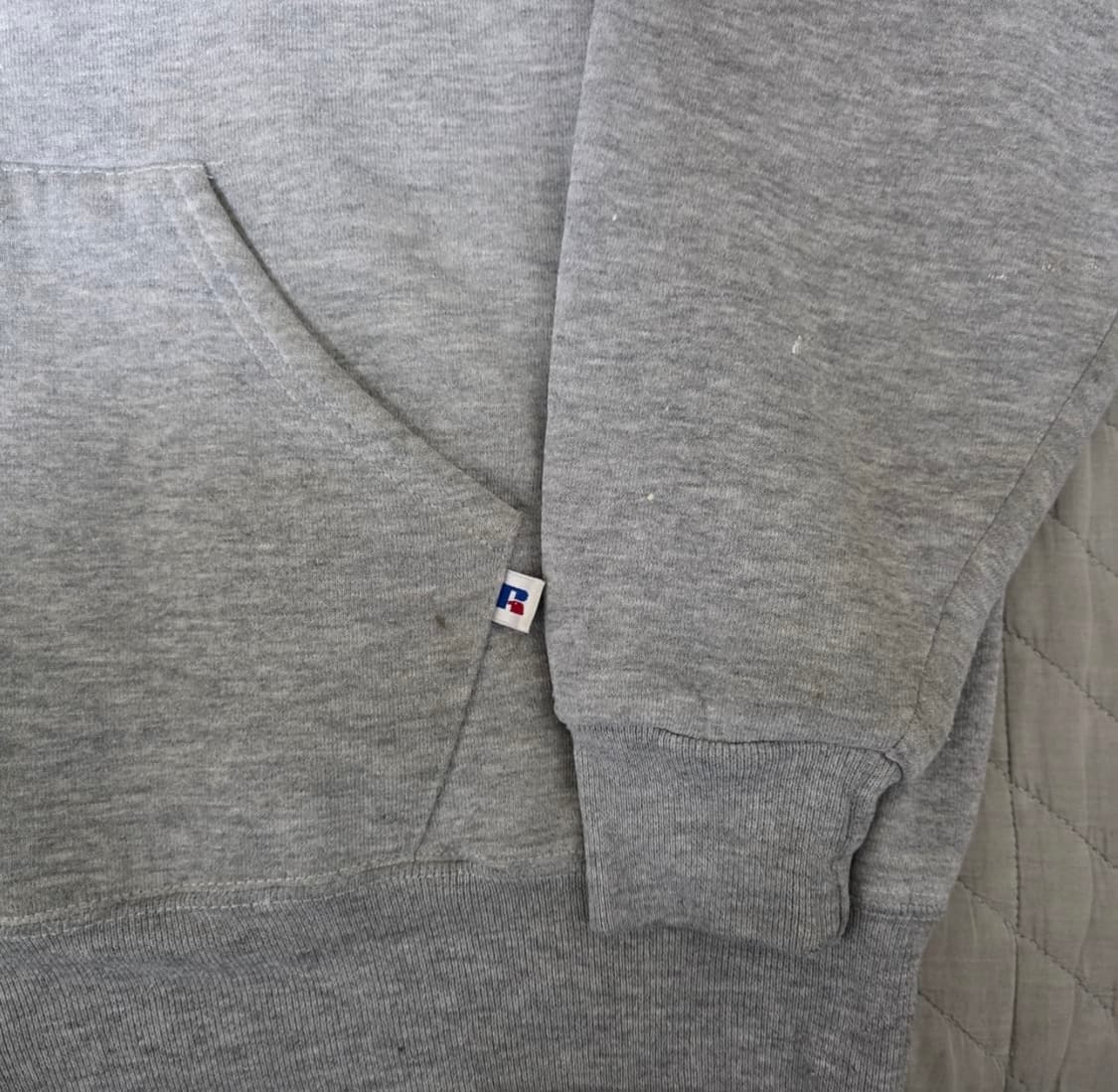 [XL] 90s 러셀 에슬레틱 후드집업 그레이 상품이미지3