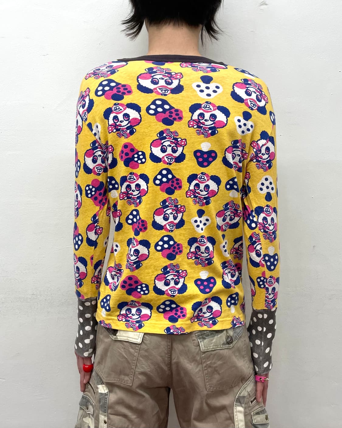 Love Panda Mushroom Yellow Dot Sleeve 상품이미지2