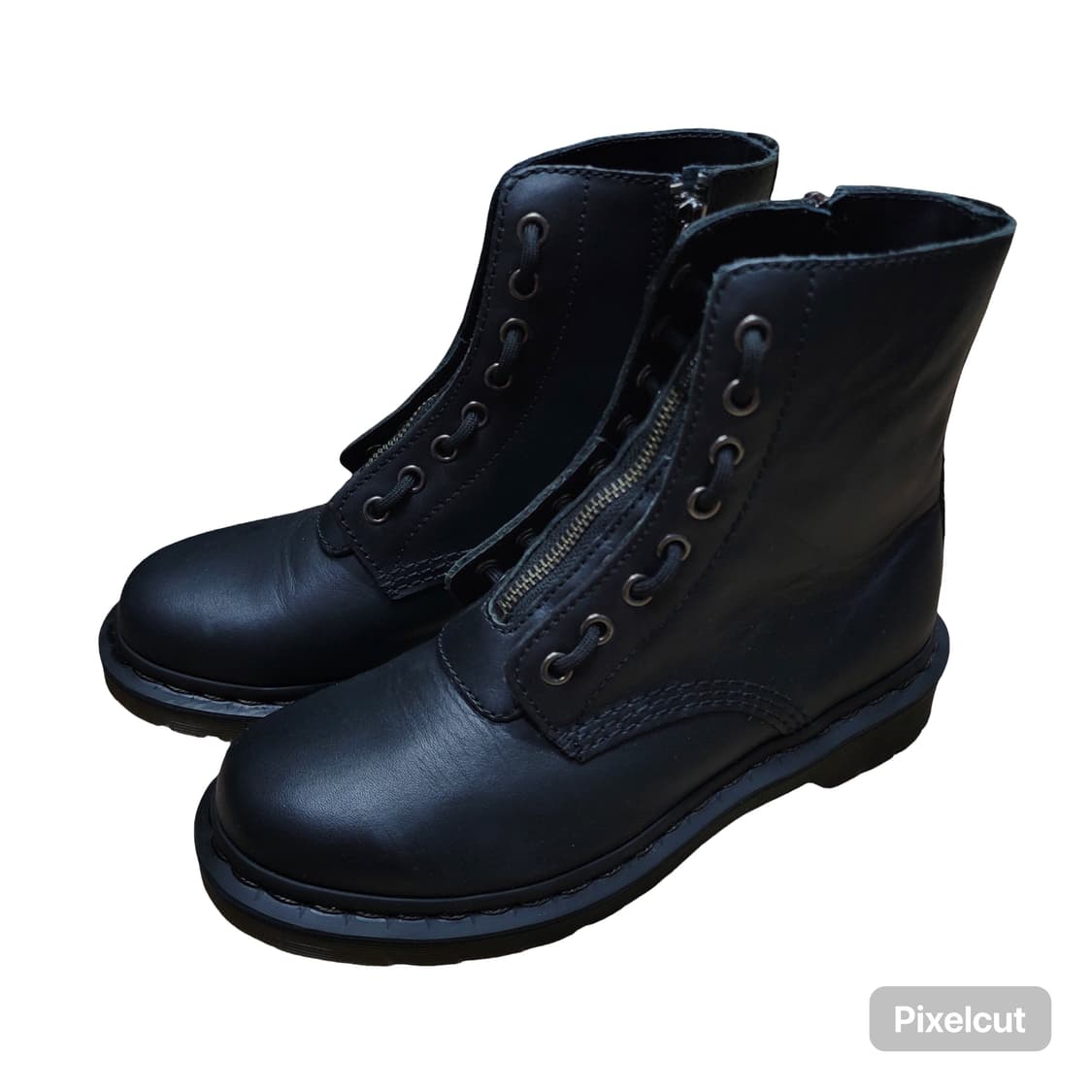 닥터마틴 1460 8홀 파스칼 프론트 집 블랙 나파 상품이미지3