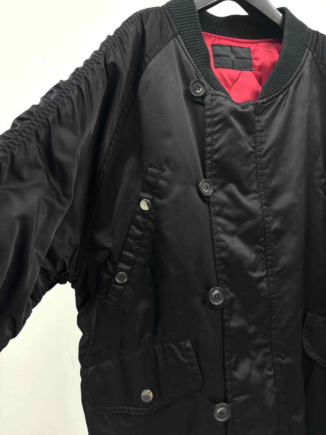 빈티지 블랙 항공 점퍼 MA-1 봄버자켓 상품이미지7