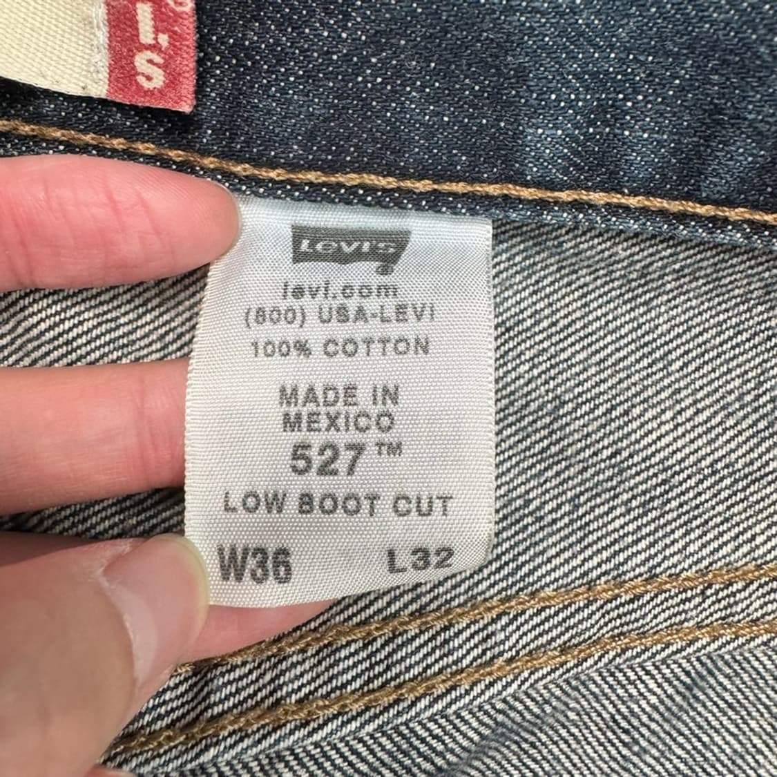 LEVI'S 527 부츠컷 데님 팬츠 W36 L32 상품이미지6