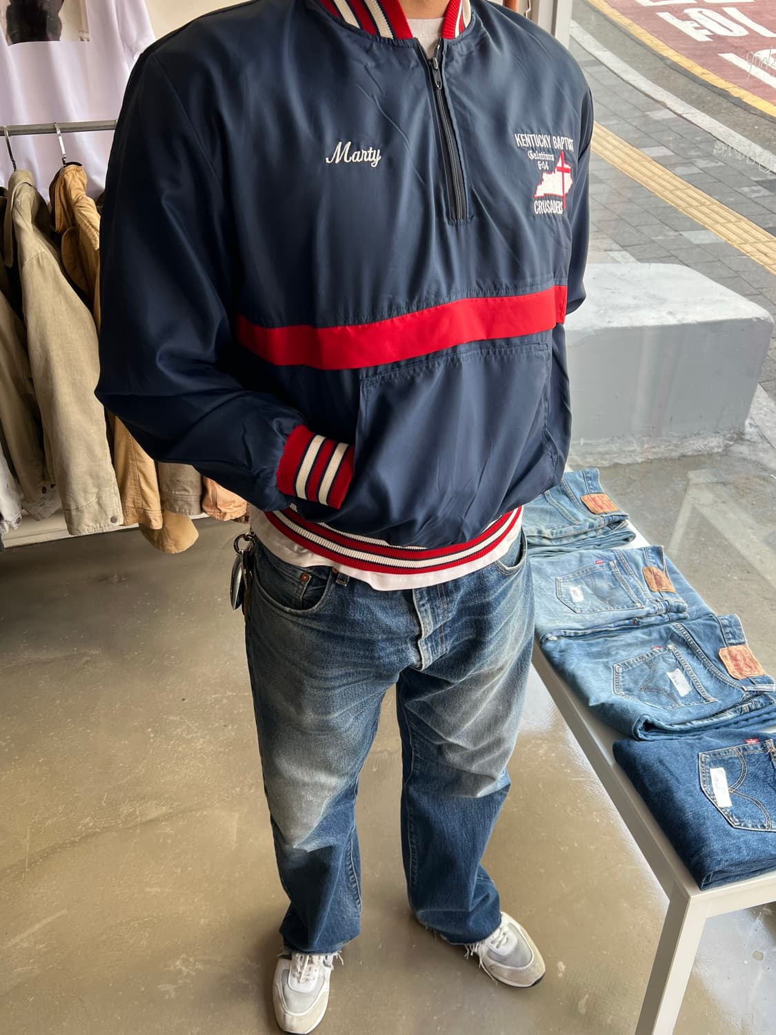 Kentucky Baptist Crusaders 웜업 자켓 상품이미지3