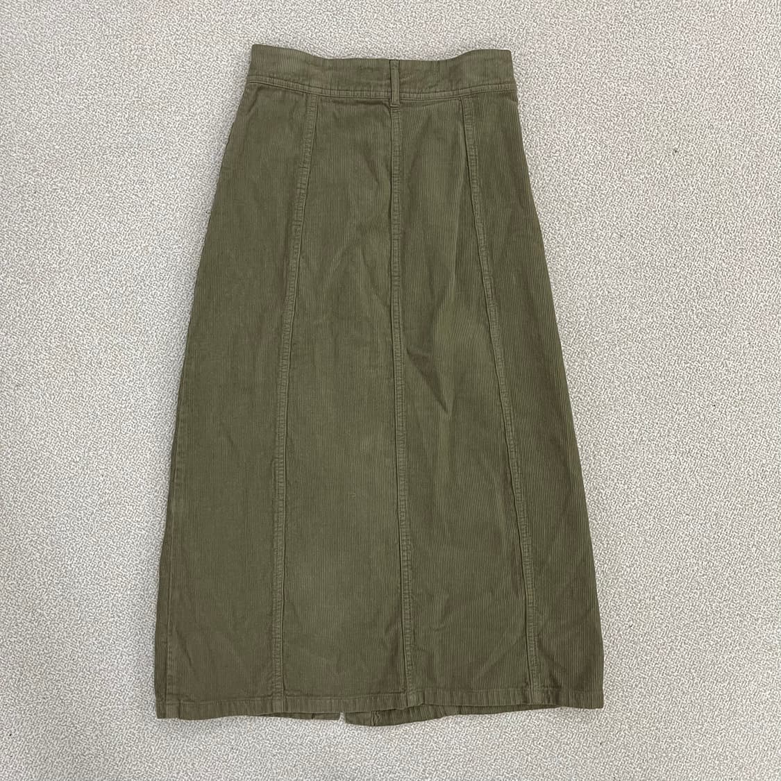 XS 자라 코듀로이 롱 스커트 0225M2 상품이미지5