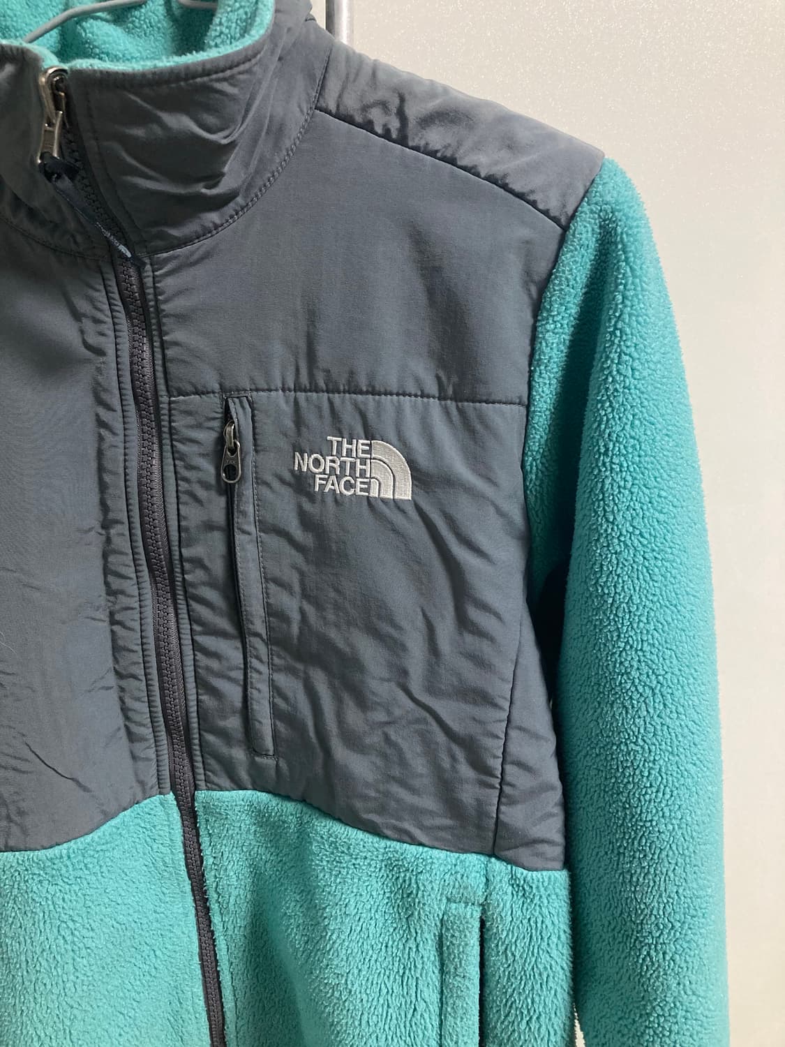 일본 빈티지 노스페이스 후리스 민트색 상품이미지4