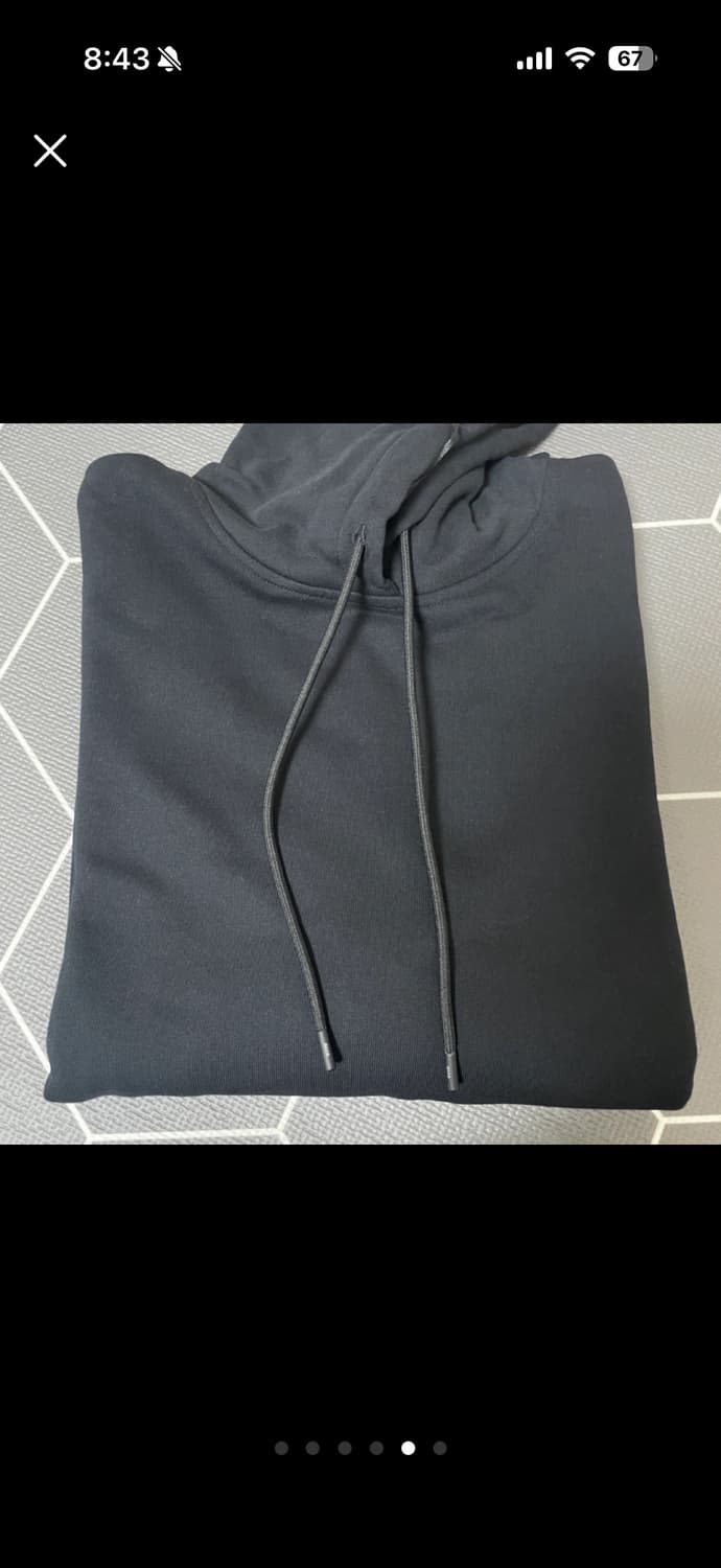 (새상품) MSGM 로고 후드티 블랙 M 상품이미지6