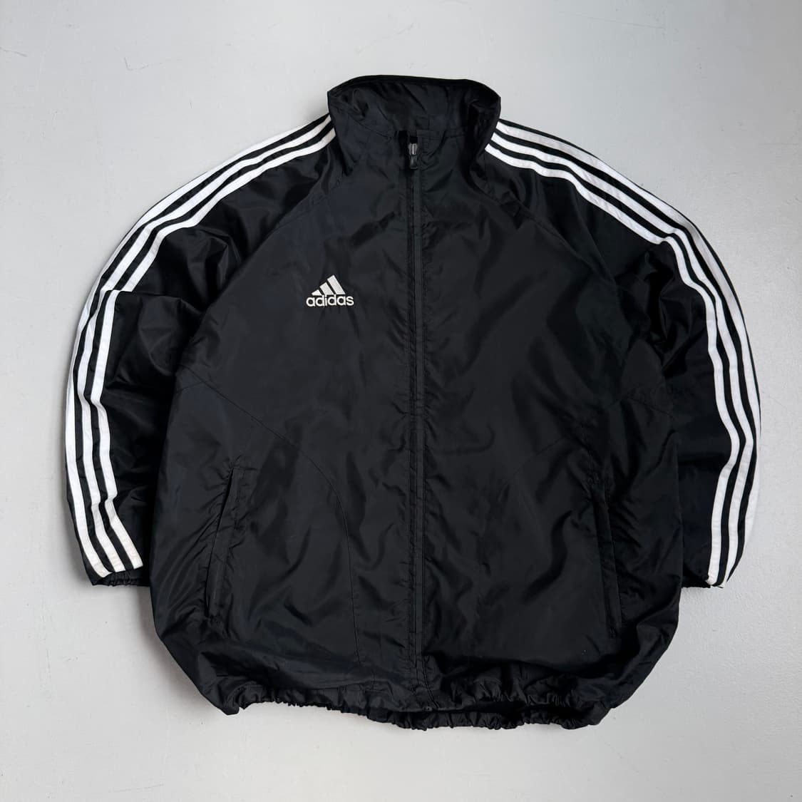 아디다스 00s 삼선 오버핏 올드스쿨 바람막이 자켓  상품이미지2