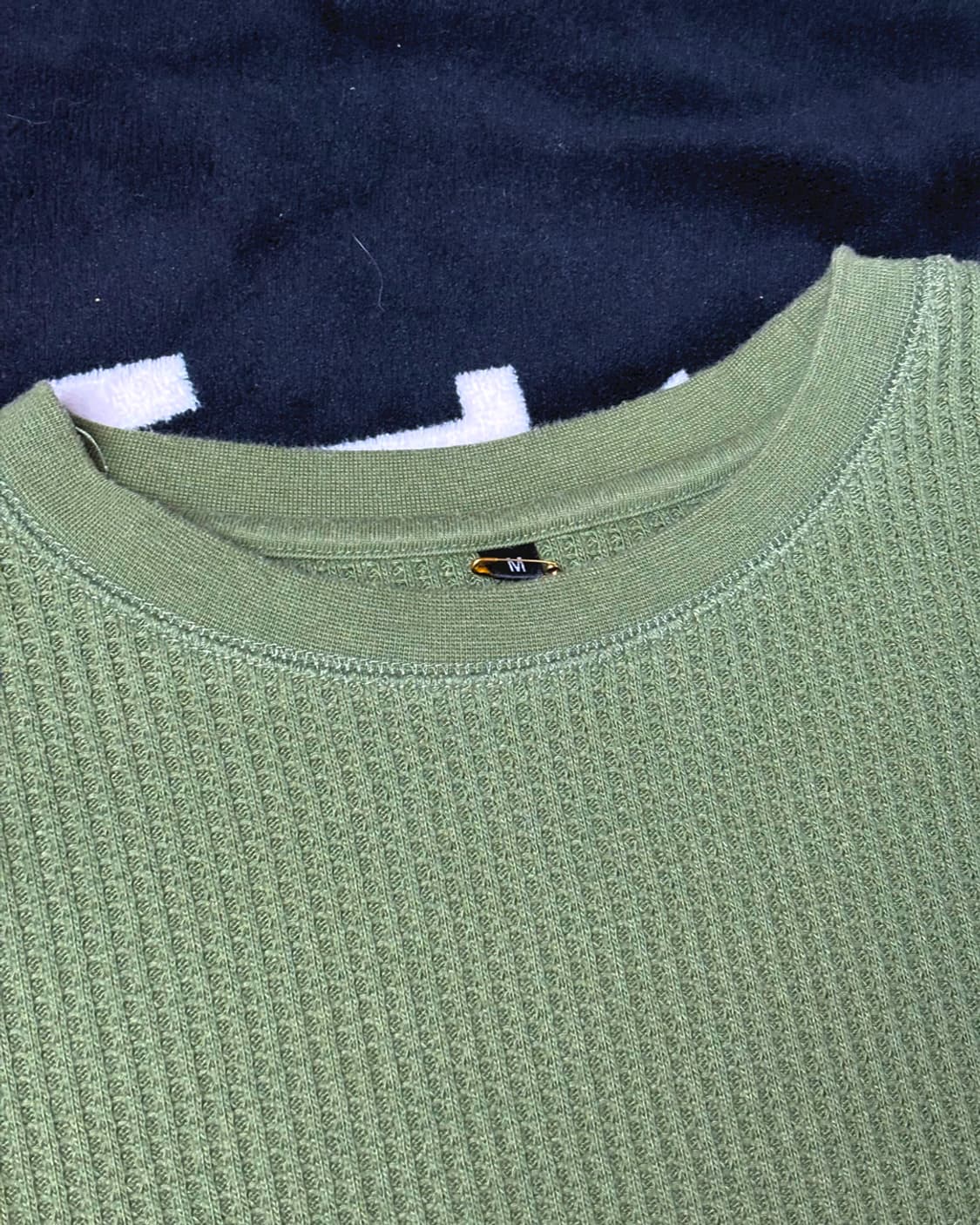 일본빈티지 와플 롱슬리브  상품이미지3