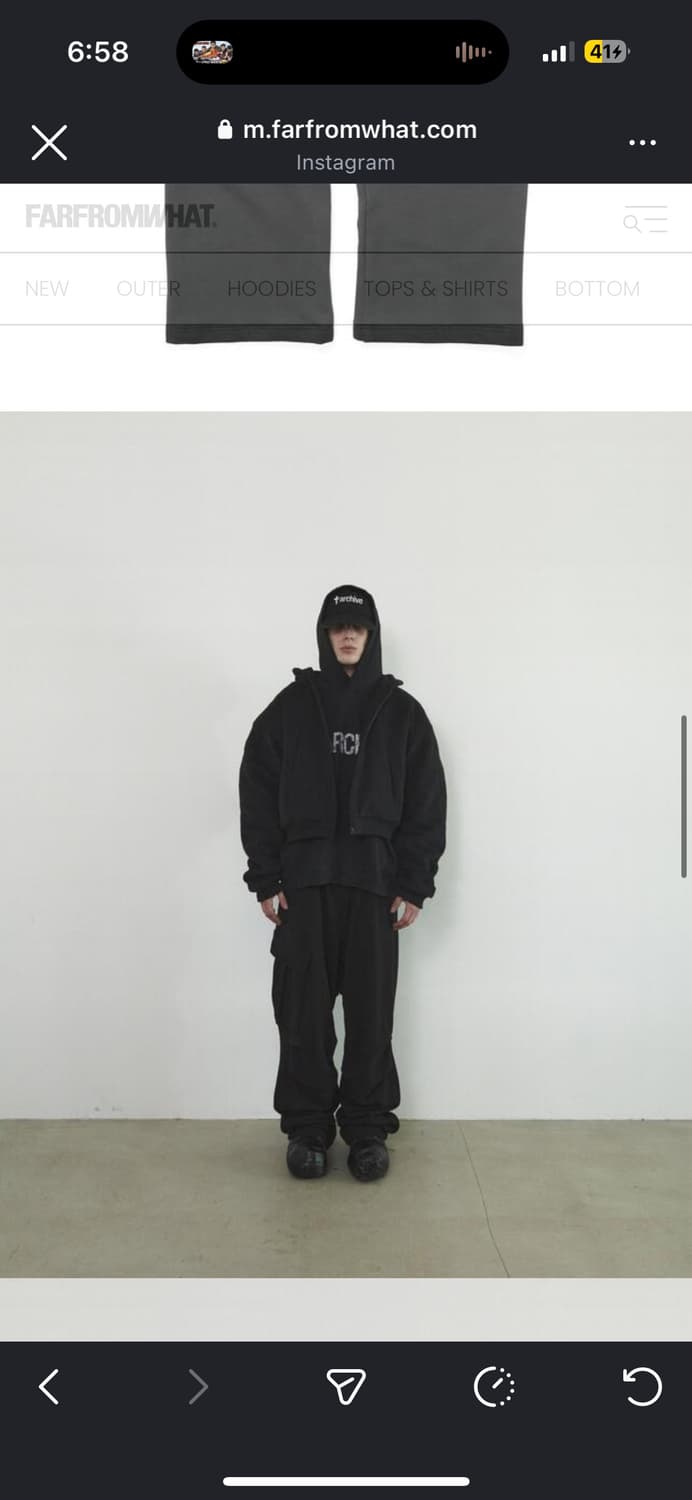 파프롬왓 카고 팬츠 2사이즈 상품이미지2