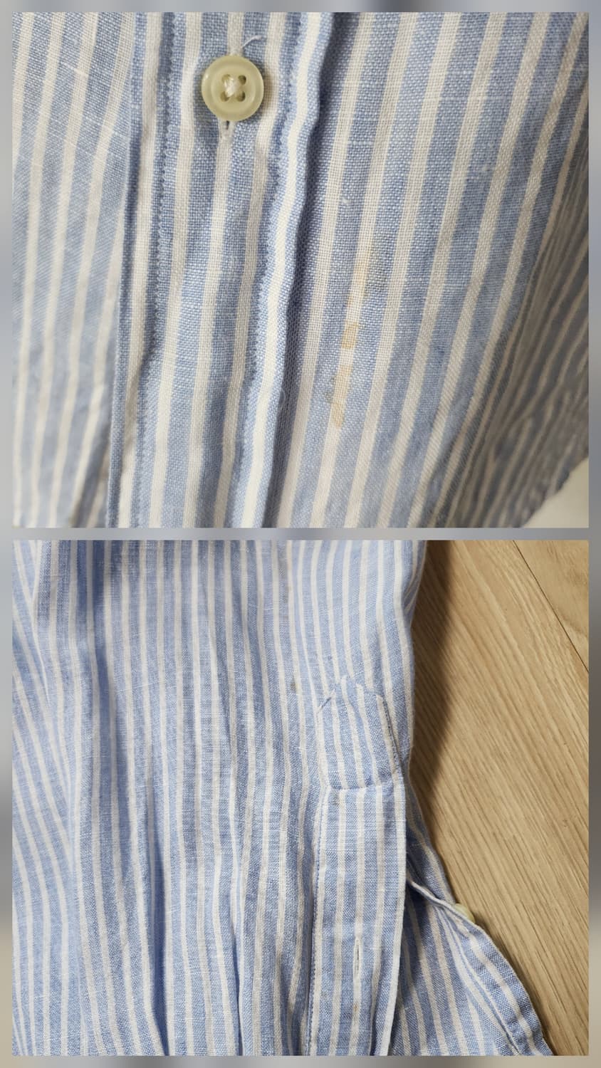 플리츠플리즈 린넨긴팔셔츠 (M 상품이미지9