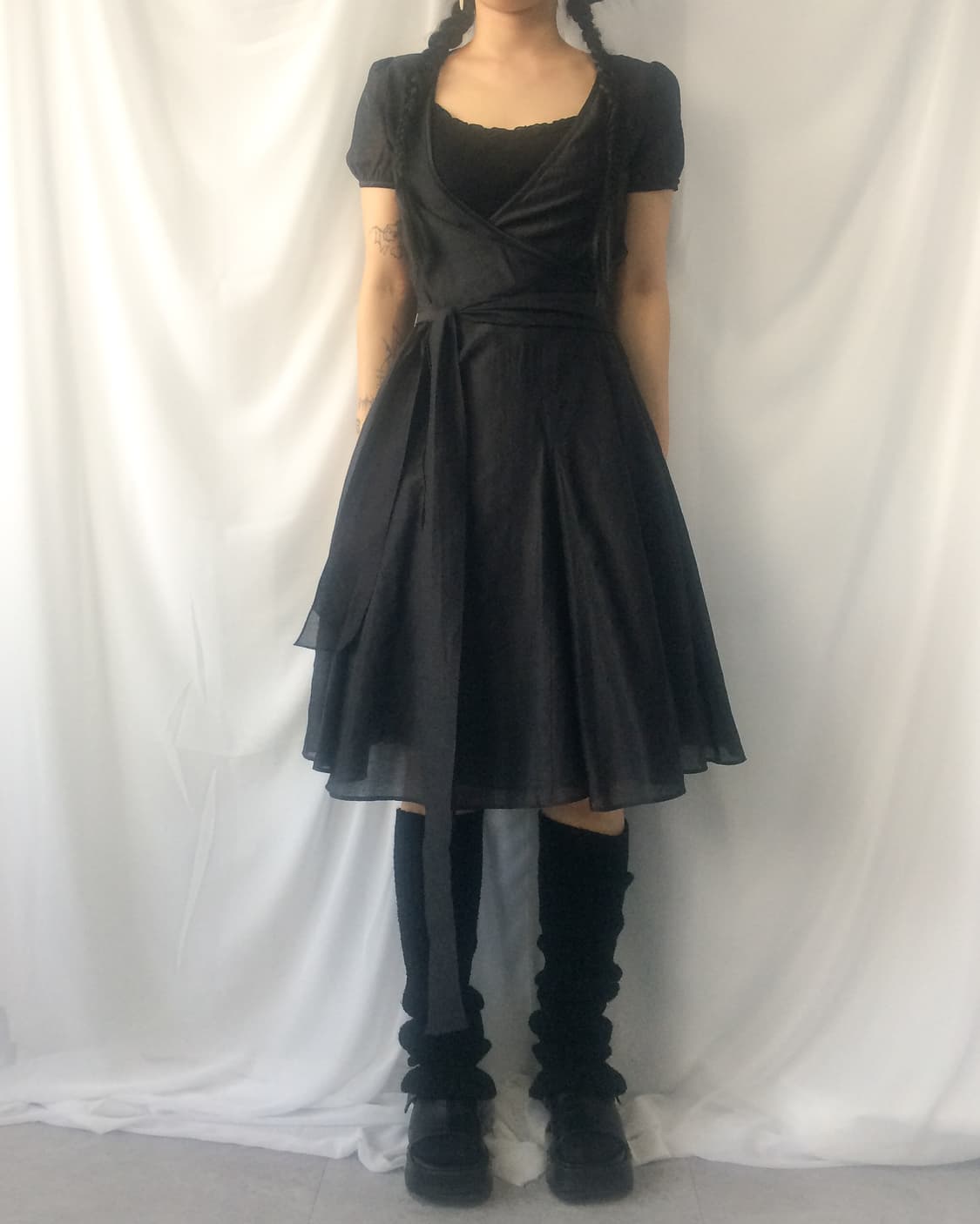 Wrap see through onepiece 상품이미지7