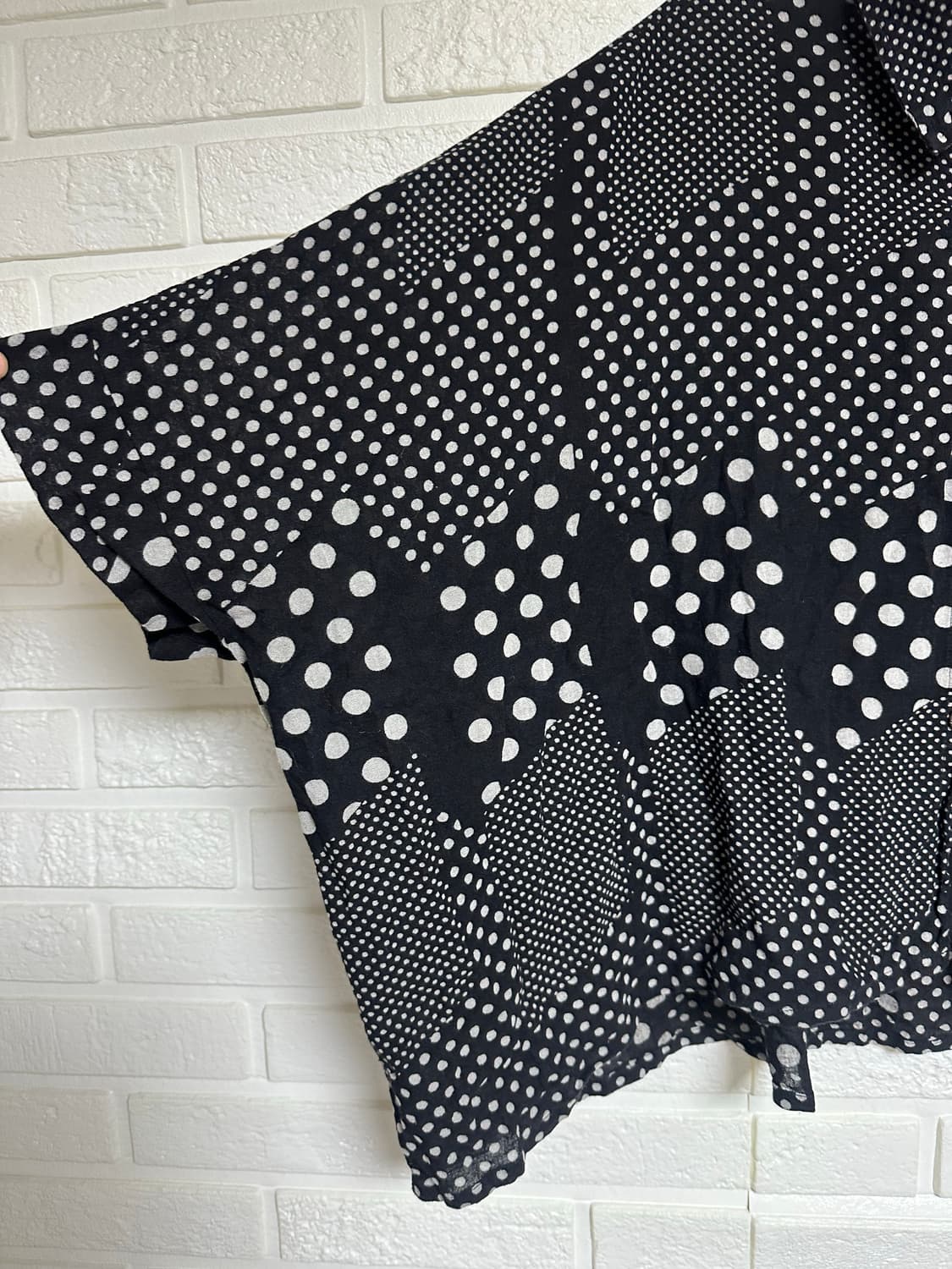 도트 패턴 블라우스 상품이미지2