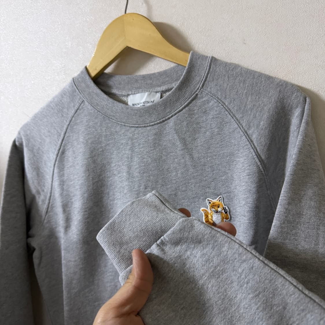 메종 키츠네 올라잇 폭스 여성 스웨트셔츠 S (66정도) 상품이미지7