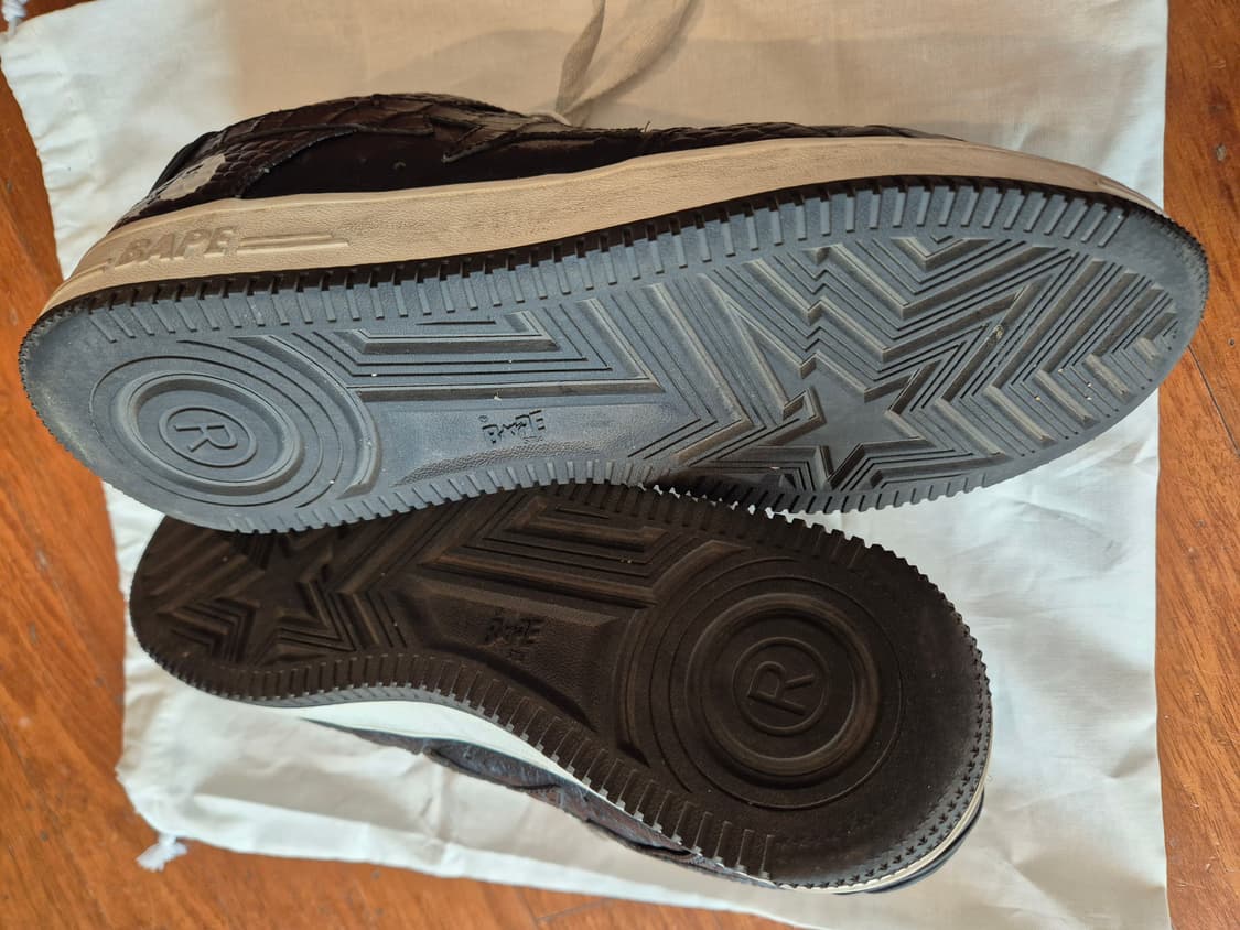 BAPE×Neighborhood 콜라보 신발 상품이미지5