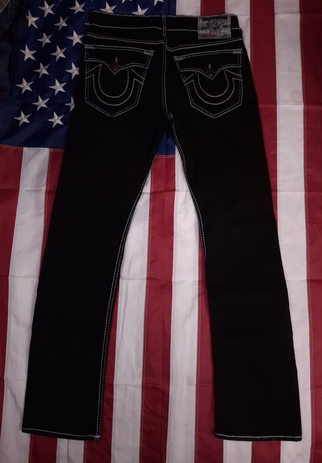 새제품 오리지날 미국제조 트루릴리젼 우먼 블랙 데님진 상품이미지3