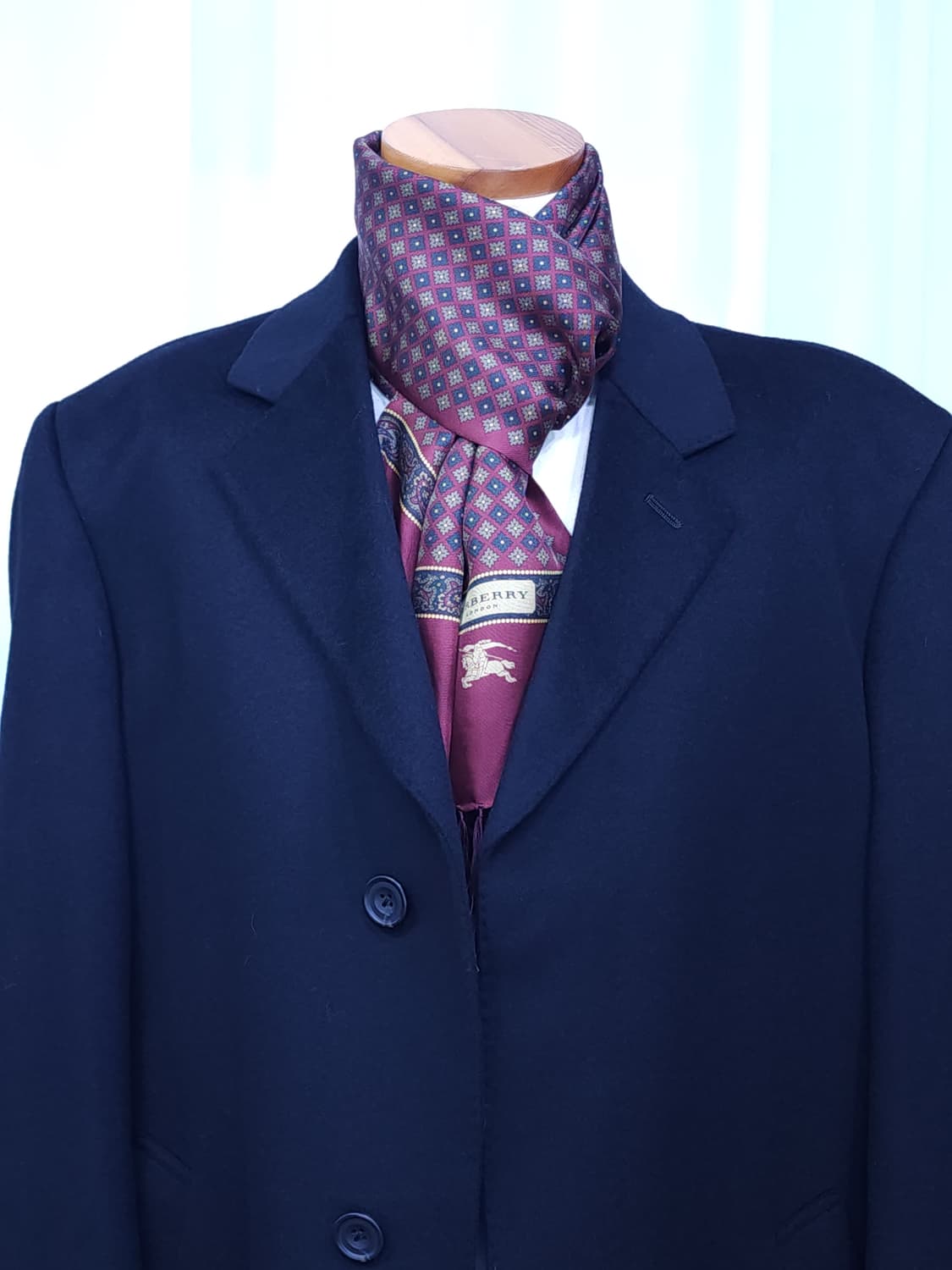 버버리 남성 실크스카프 상품이미지7