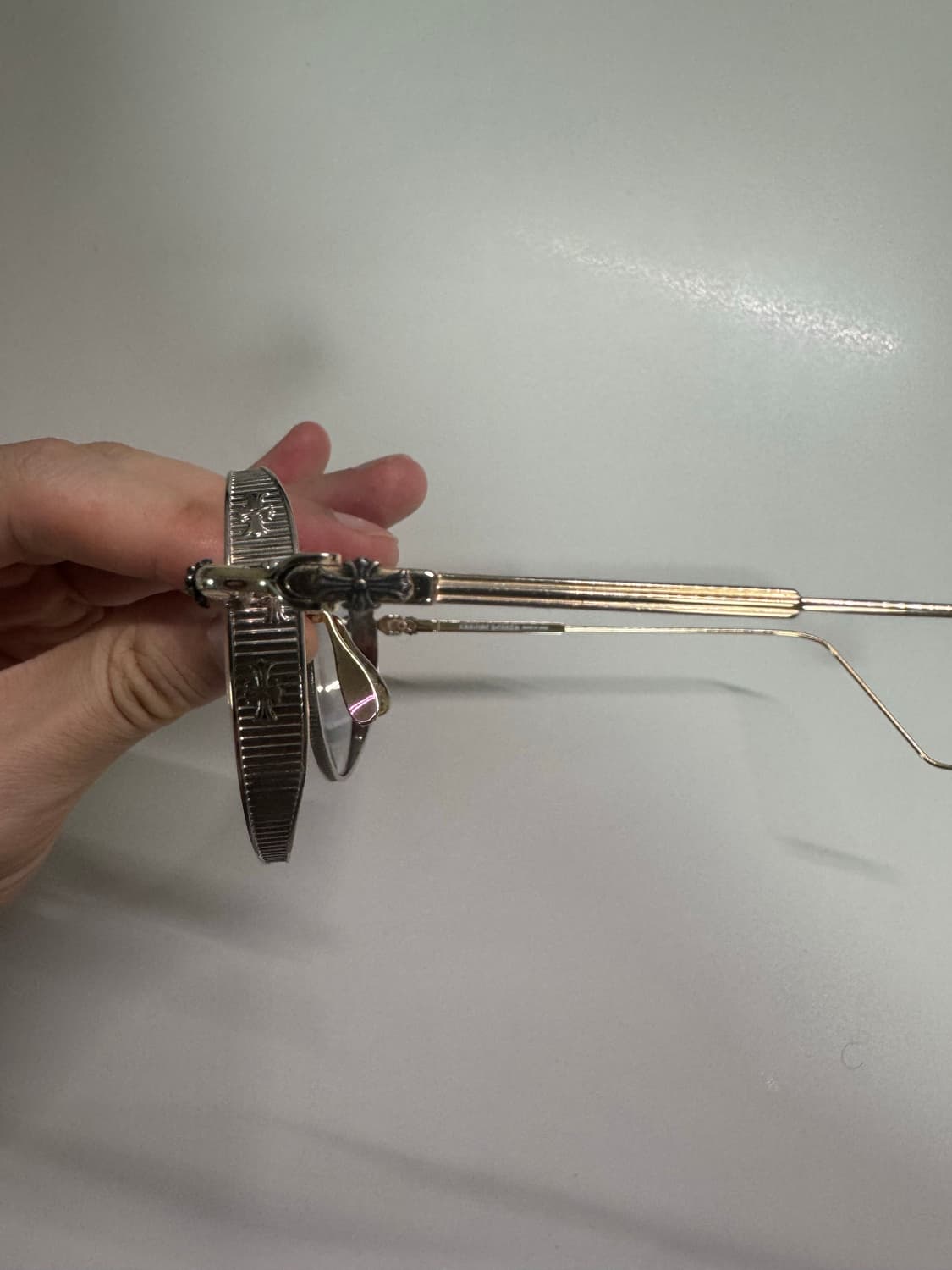 크롬하츠 골드/실버 콤비 바가솔레스 안경 상품이미지2