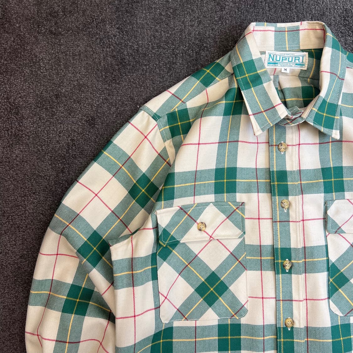 NUPURI 체크 셔츠 상품이미지2