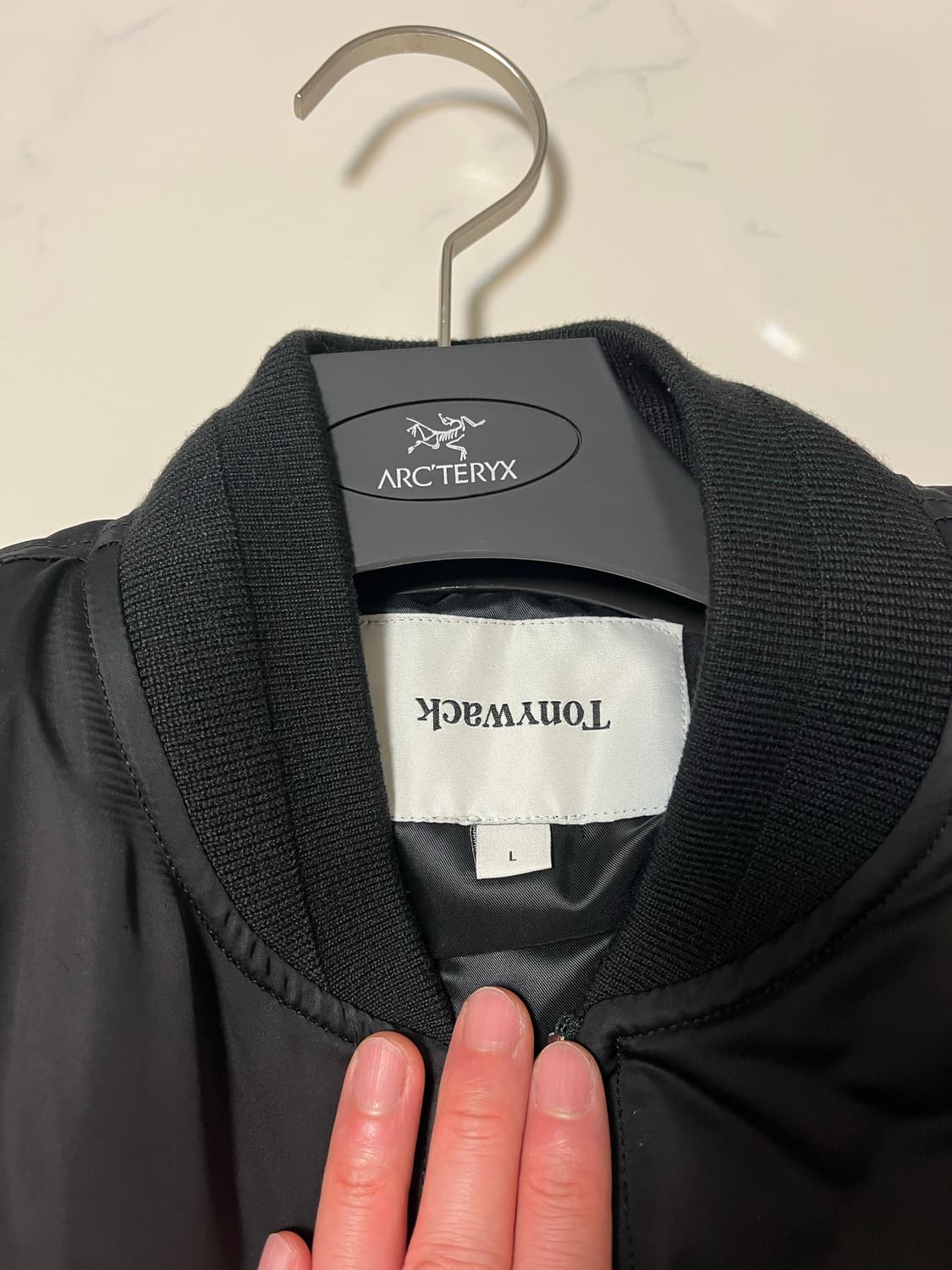 토니웩 패디드 봄버 ma1 라지 판매 상품이미지2