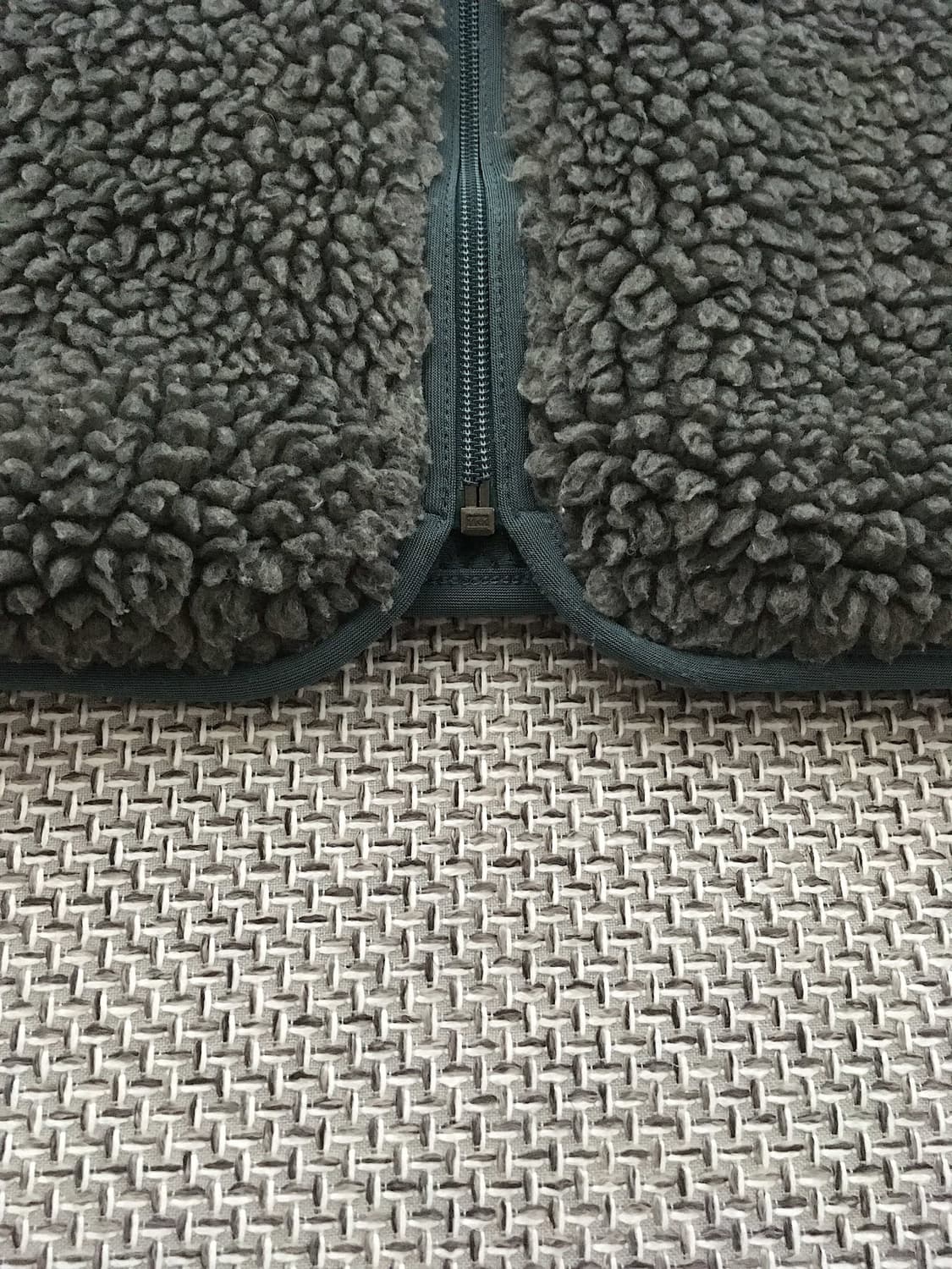 00s Asphalt grey classic retro deep pile 상품이미지8