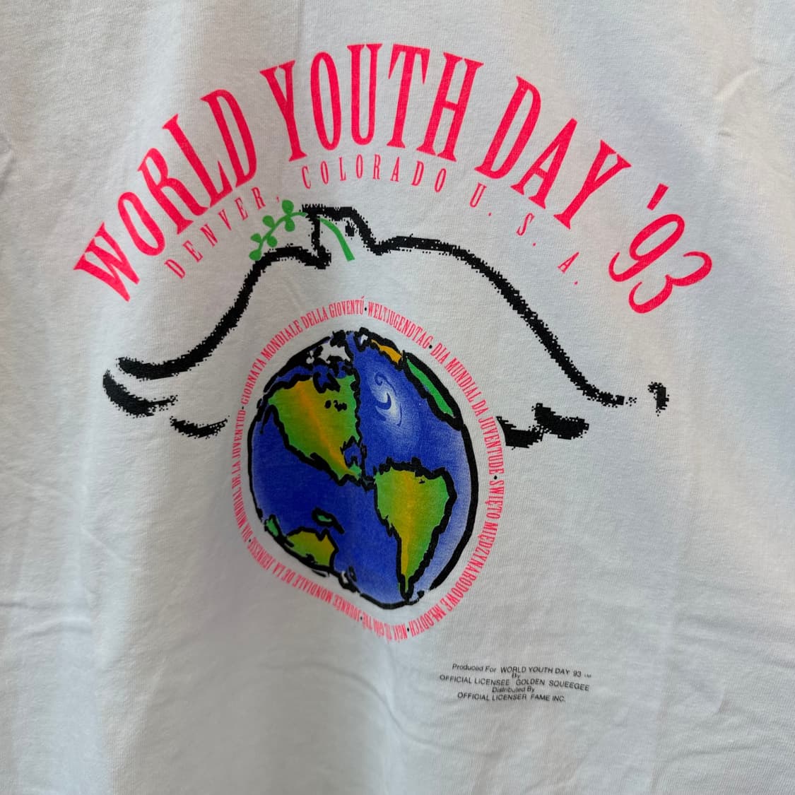 90s Vintage Fruit Of The Loom Tshirt 상품이미지2
