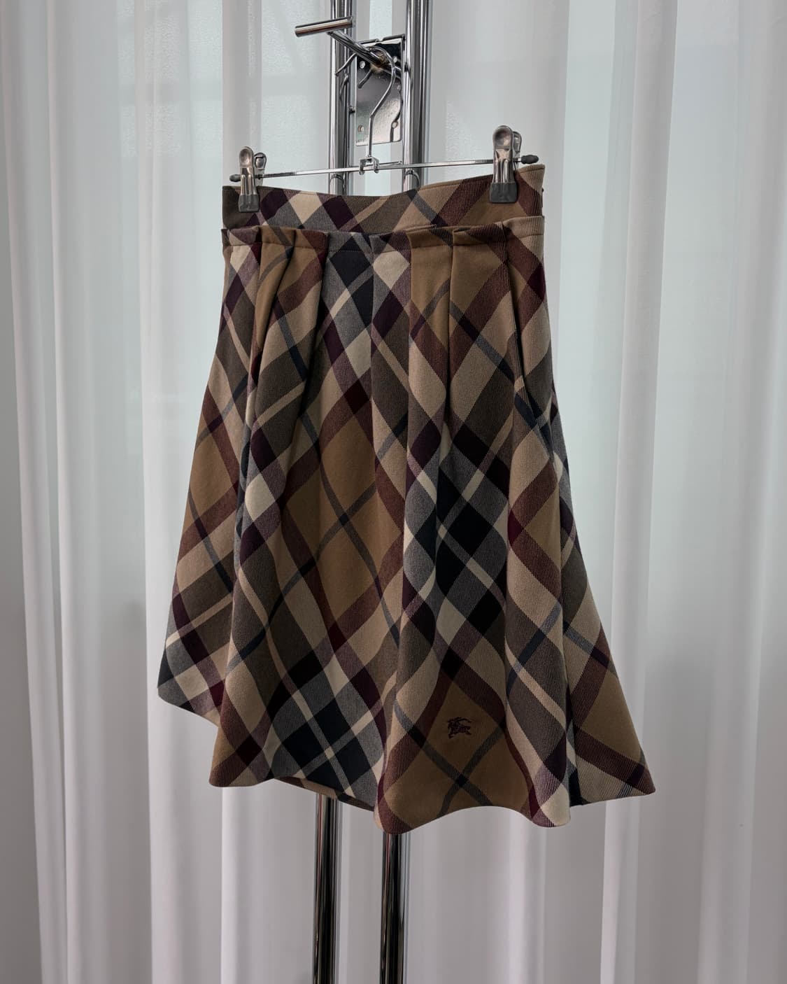 [25인치]버버리 Burberry 정품 노바체크 플리츠 스커트 상품이미지2