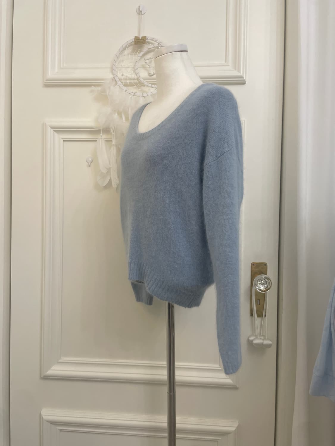 indi blue lovely soft basic knit top 상품이미지2