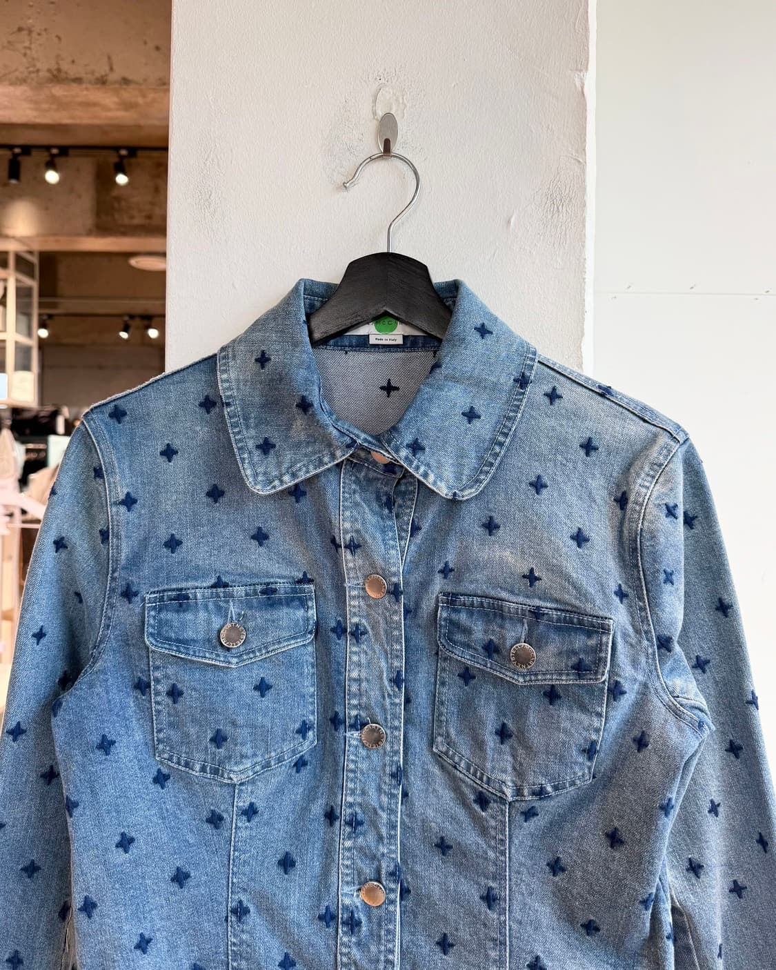 스텔라 매카트니 데님 패턴 자수 자켓  상품이미지3
