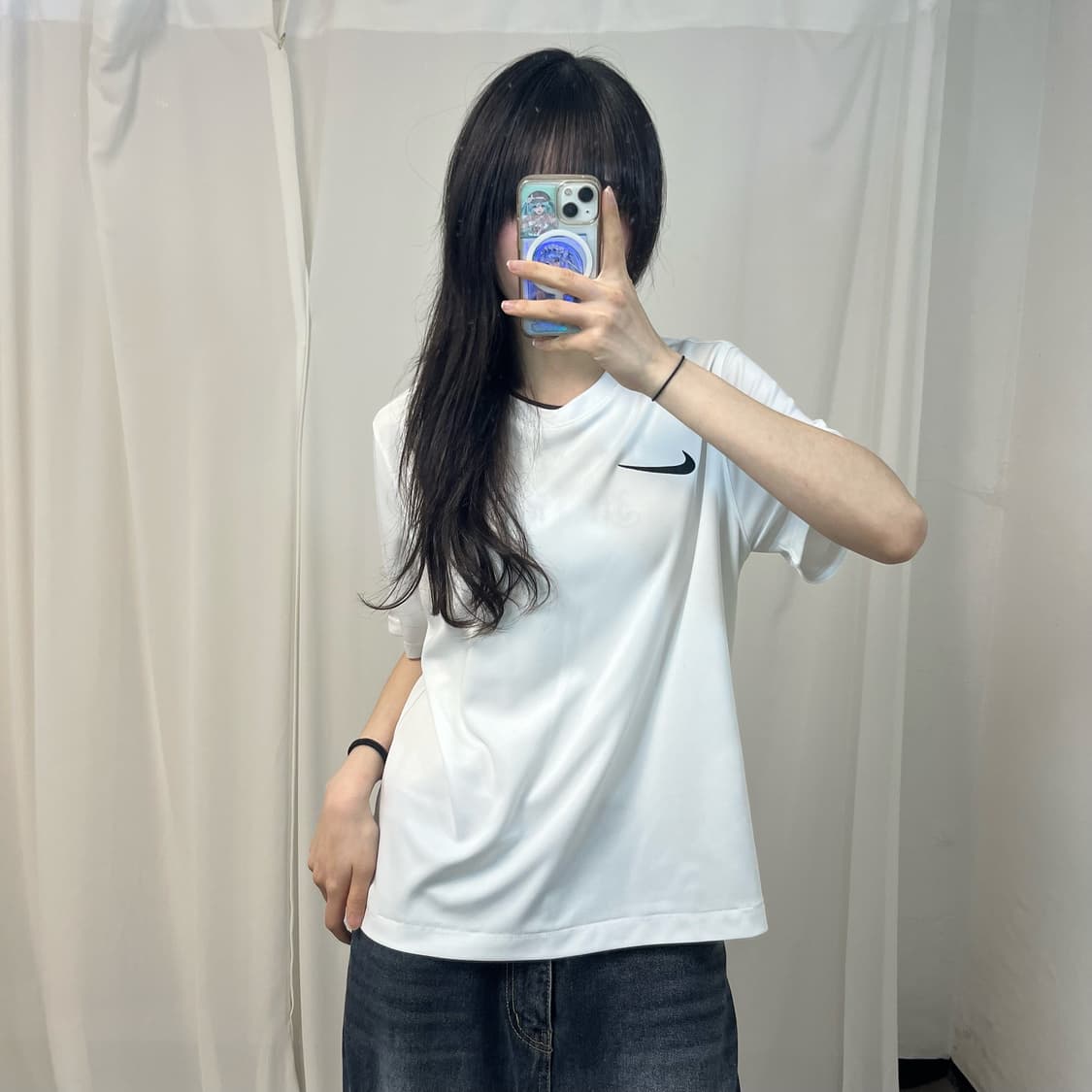 Nike white slim-fit functional t-shirt 상품이미지1