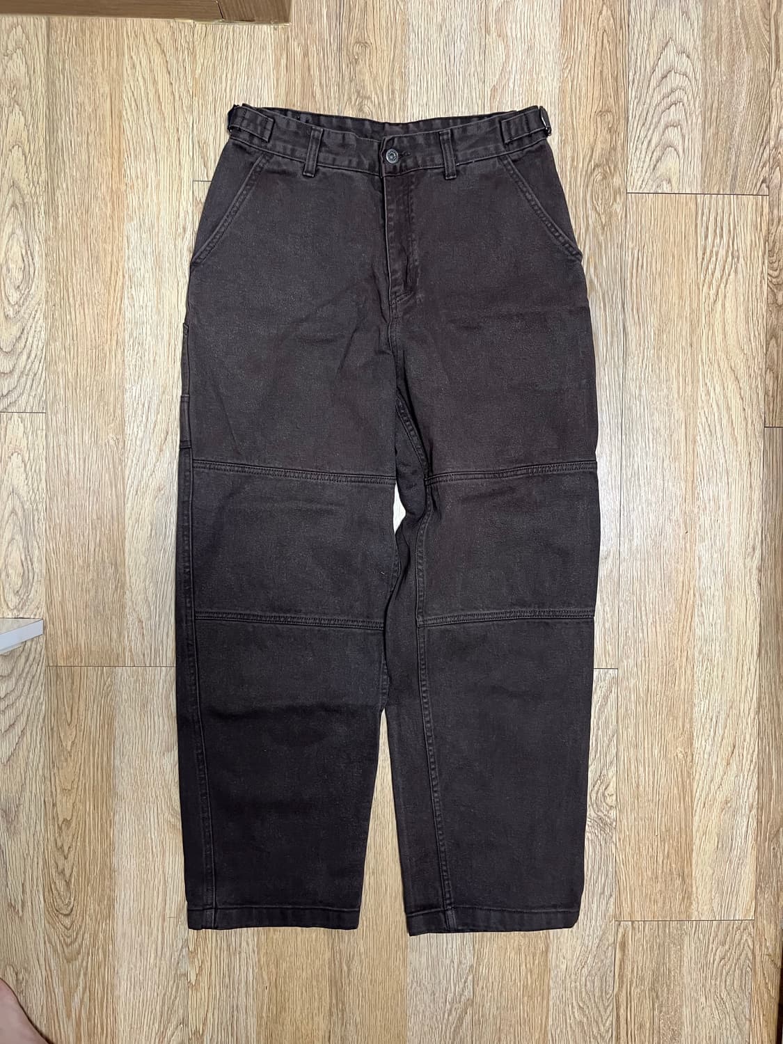 프리즘웍스 카펜터 워크 팬츠 브라운 상품이미지2