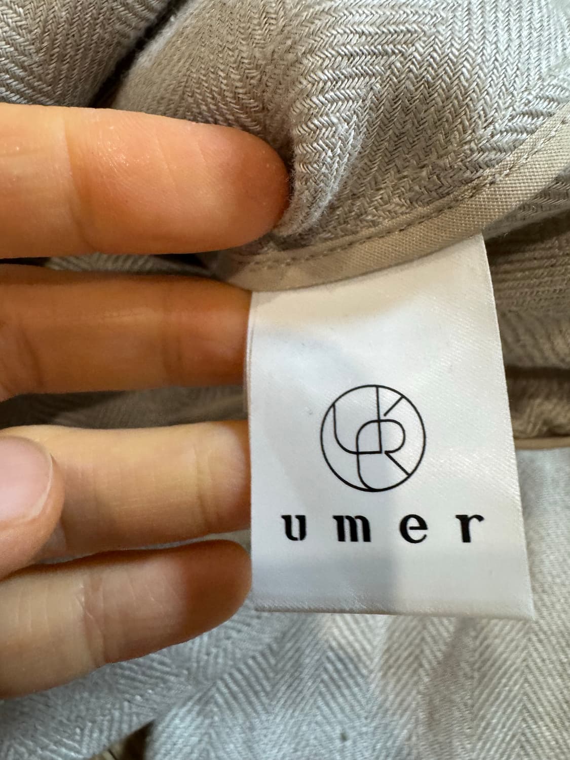 UMER 유메르 헤링본 린넨 자켓 상품이미지3