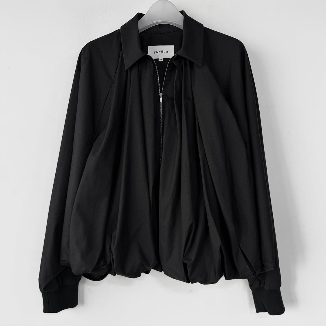 ENFOLD 엔폴드 22 셔링 벌룬 블루종 상품이미지3