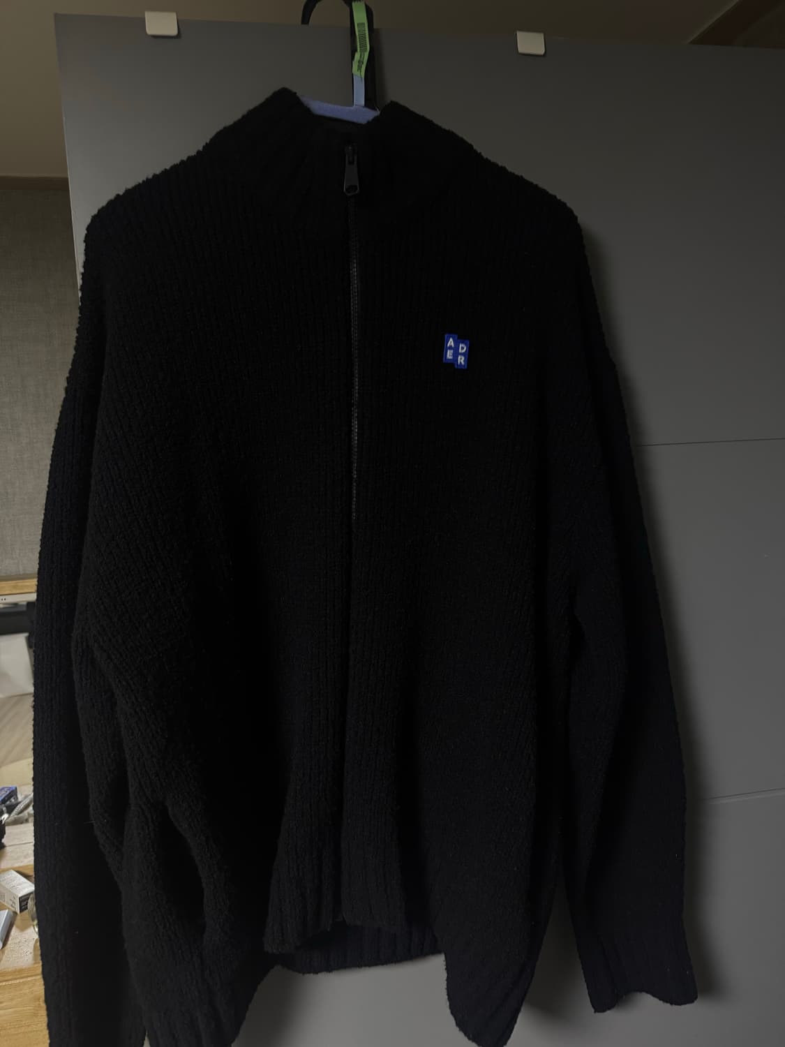 아더에러 니트집업 xl 블랙 상품이미지1