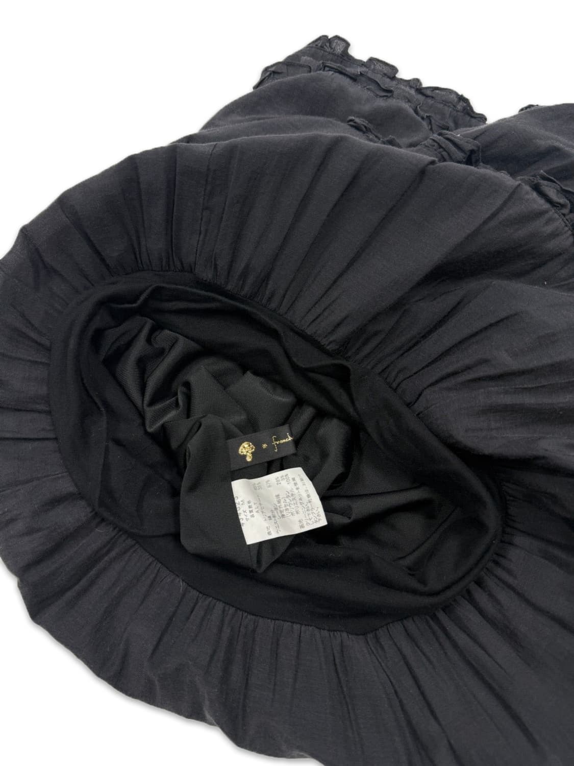 빈티지 블랙 프릴 하프 팬츠 상품이미지4