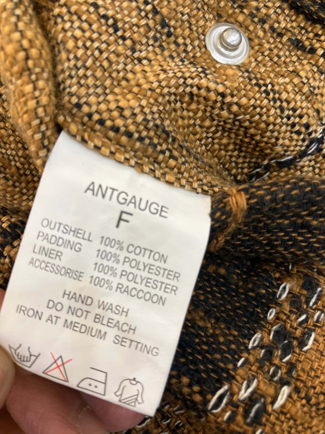 안트가우지 웨스턴 라쿤 퍼 후드 베스트 상품이미지5