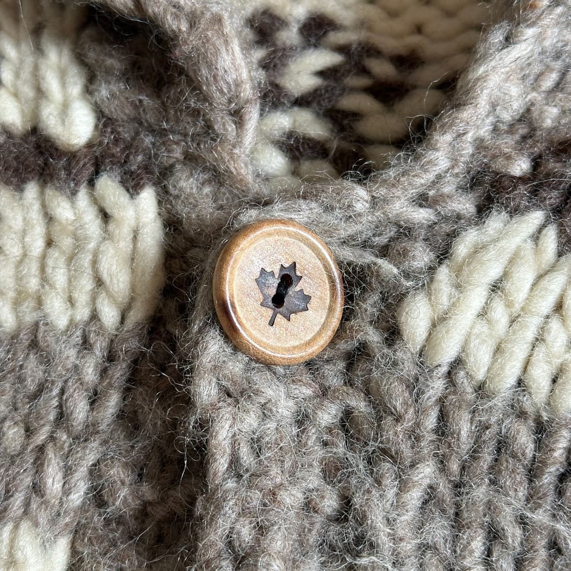 80-90’s Ca Dumaus cowichan cardigan 상품이미지7