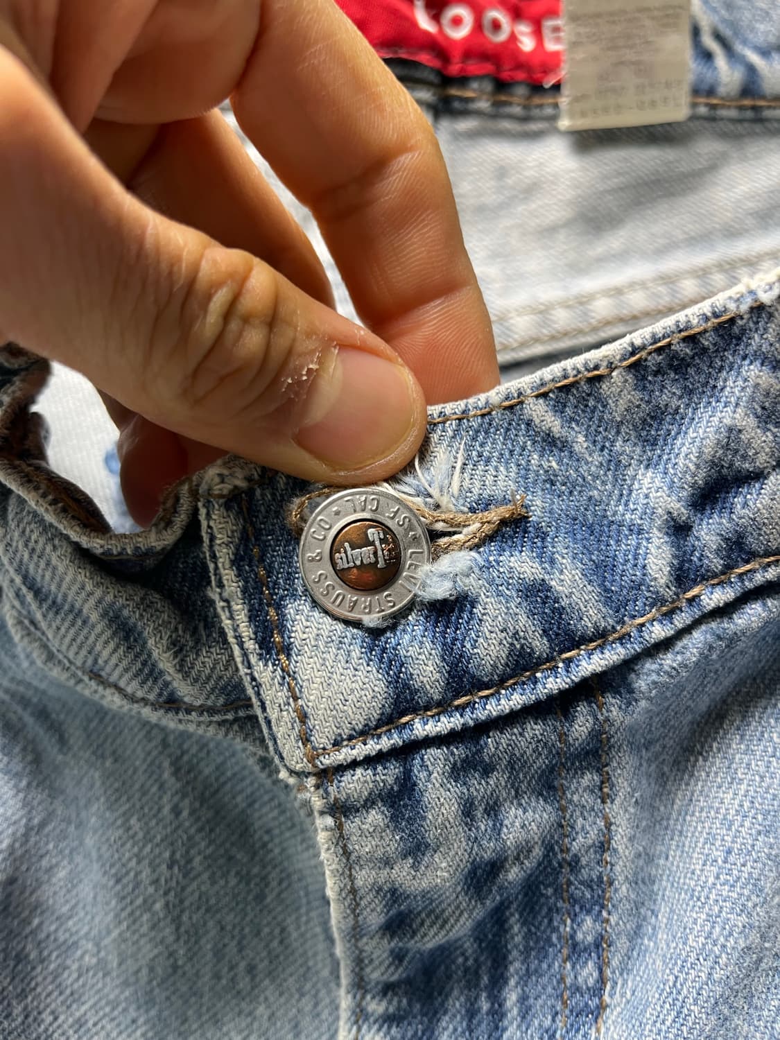 90s 리바이스 실버탭 루즈  (34/30) 상품이미지5