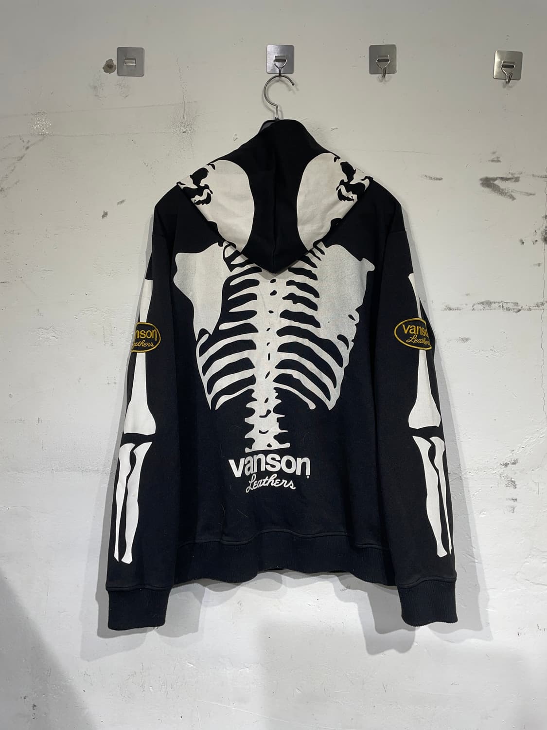 벤슨 스켈레톤 본 스컬 후드 집업 L 상품이미지8