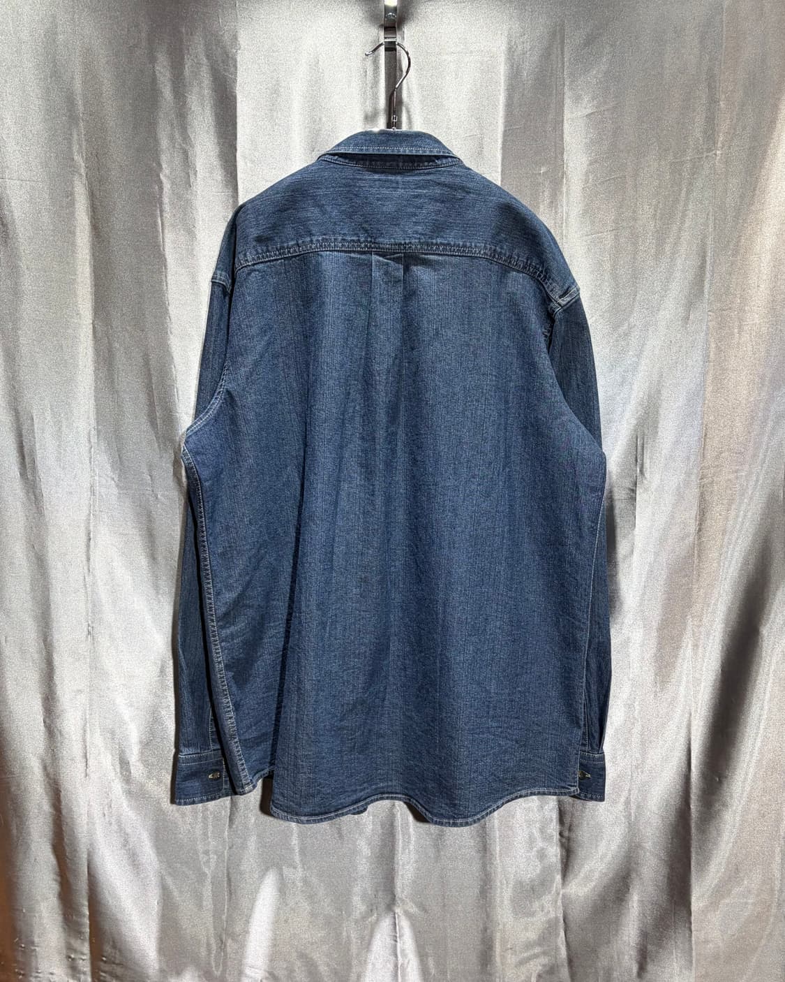 XL 디키즈 투포켓 릴렉스핏 진청 데님 셔츠 상품이미지3