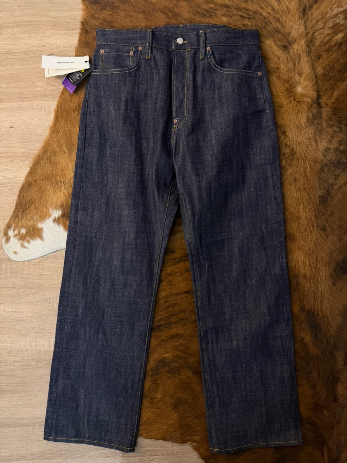 아웃스탠딩 셀비지 데님 팬츠 상품이미지2