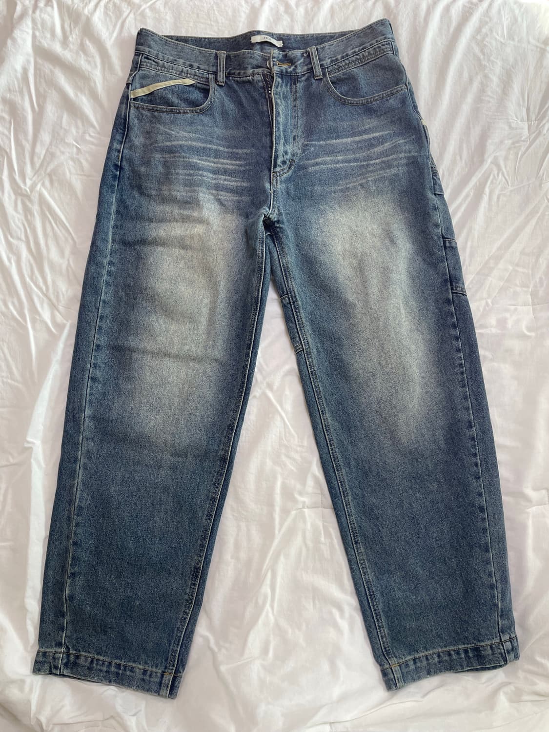 L ETCE 기어 워시드 데님 팬츠 블루 상품이미지3