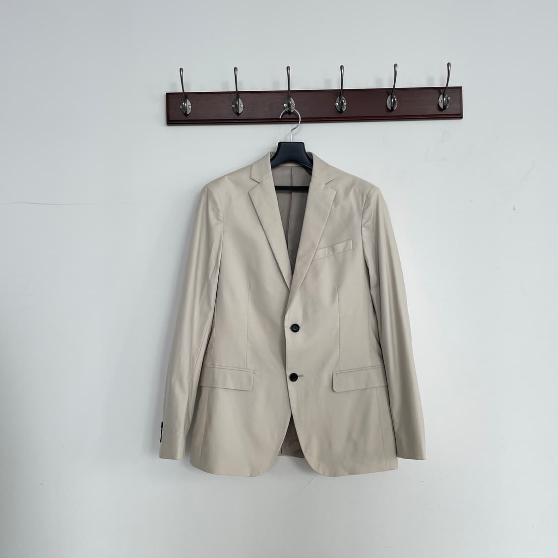 띠어리 베이지 싱글 캐쥬얼 블레이저 자켓 상품이미지1
