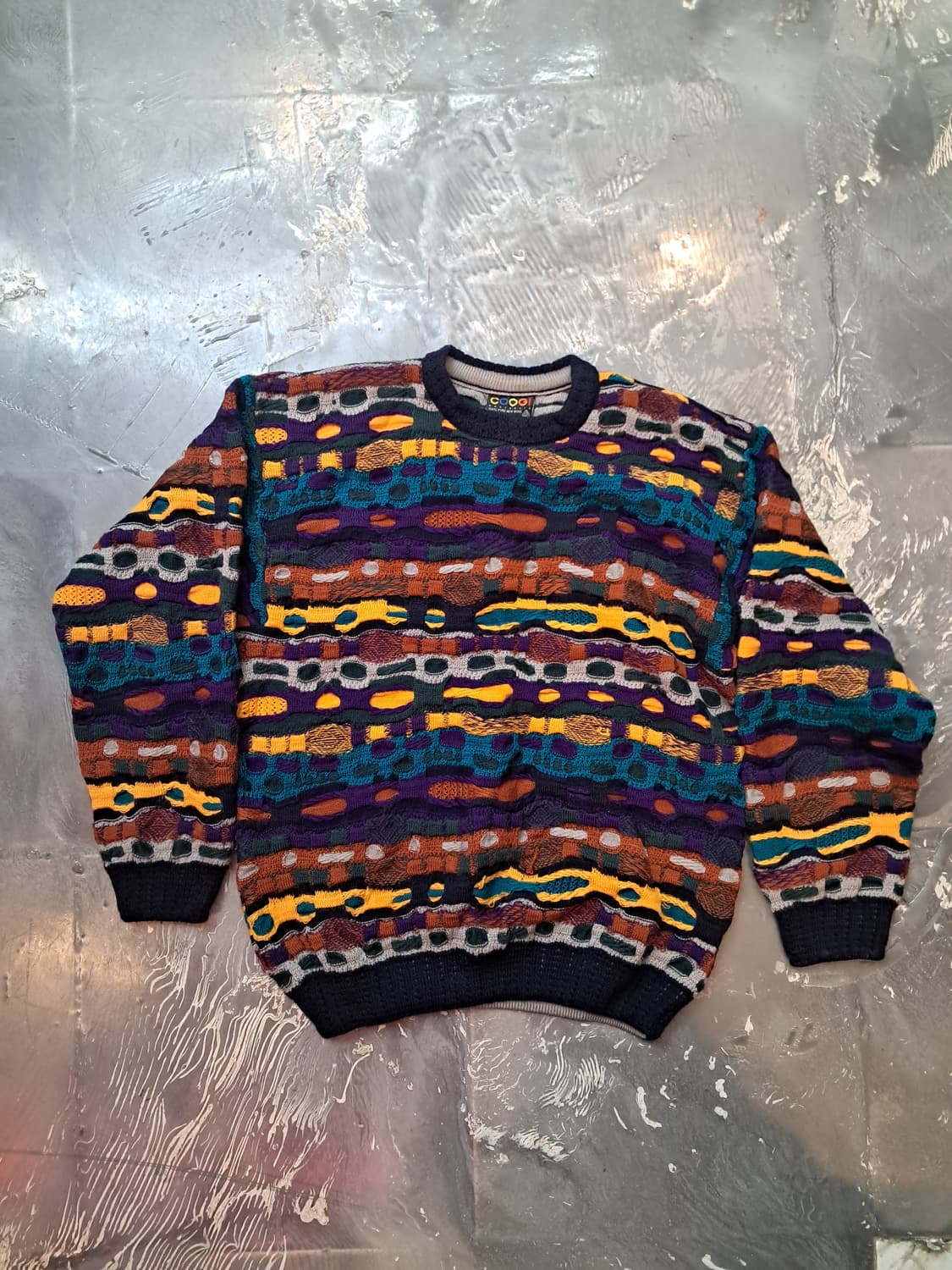 쿠지 케이블 니트 M 상품이미지1