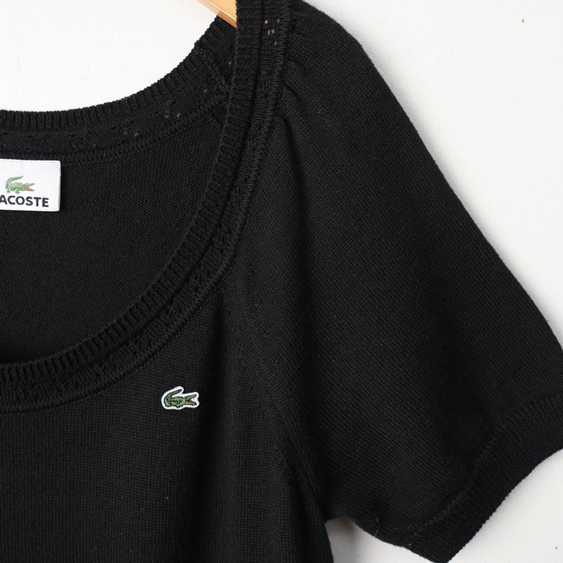 55/라코스테 울 코튼 롱니트티 상품이미지3