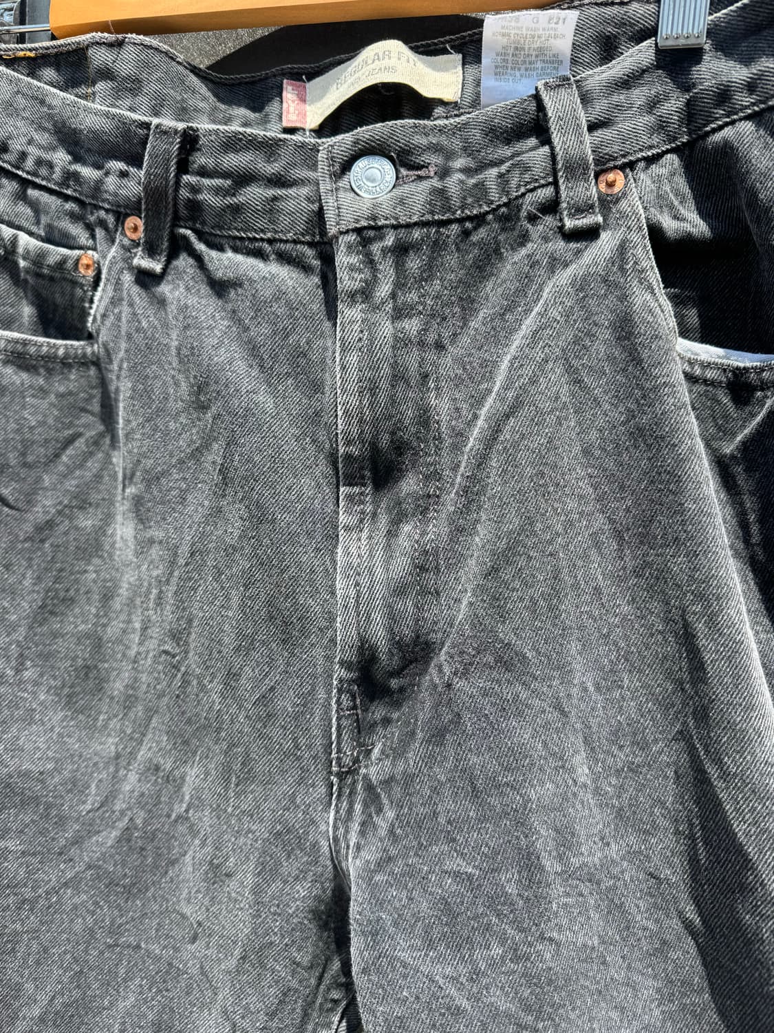 levi.s 02s USA 505 블랙 38x34 상품이미지3