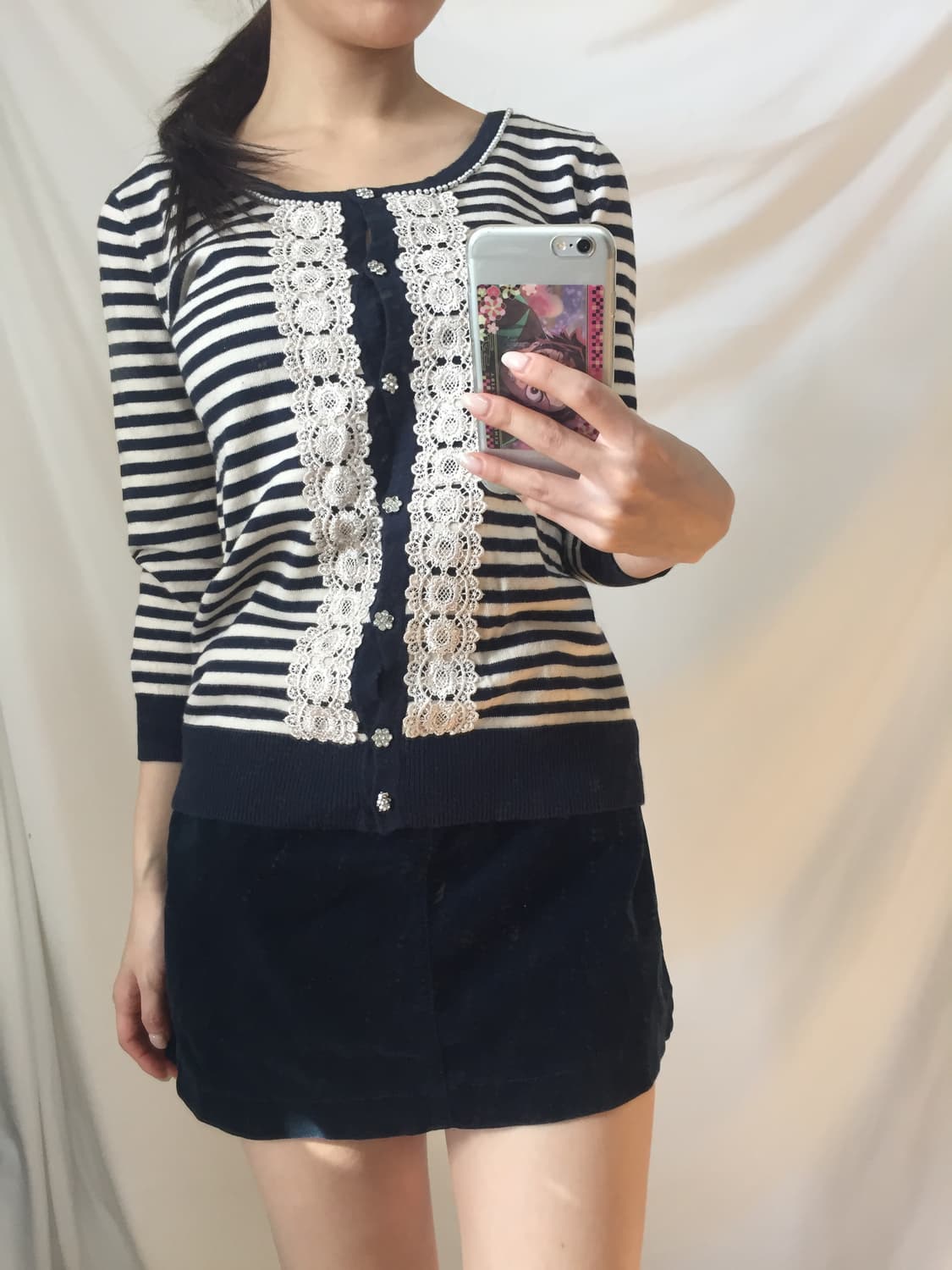 꽃단추 가디건 상품이미지6