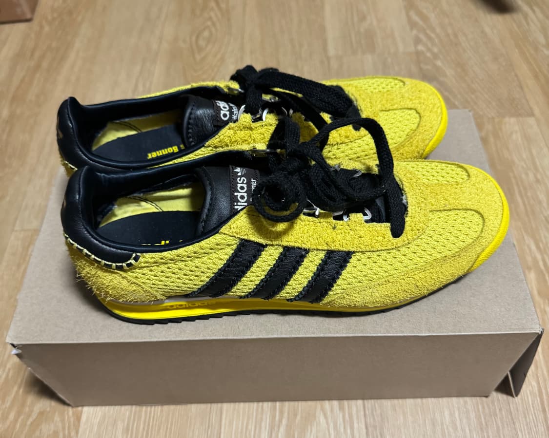 아디다스 웨일스보너 SL 76 옐로우 코어 블랙 상품이미지2