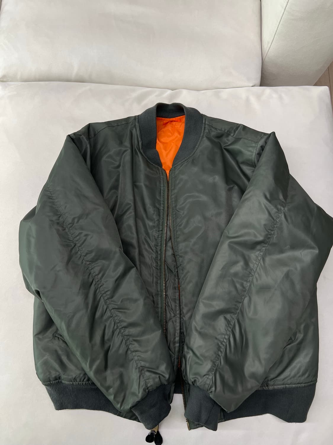 로스코 카키색 MA-1 항공점퍼 마원 xxl 상품이미지1